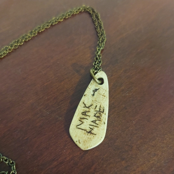 NWOT Handmade Clay Flower Necklace 🪻 - Picture 3 of 4